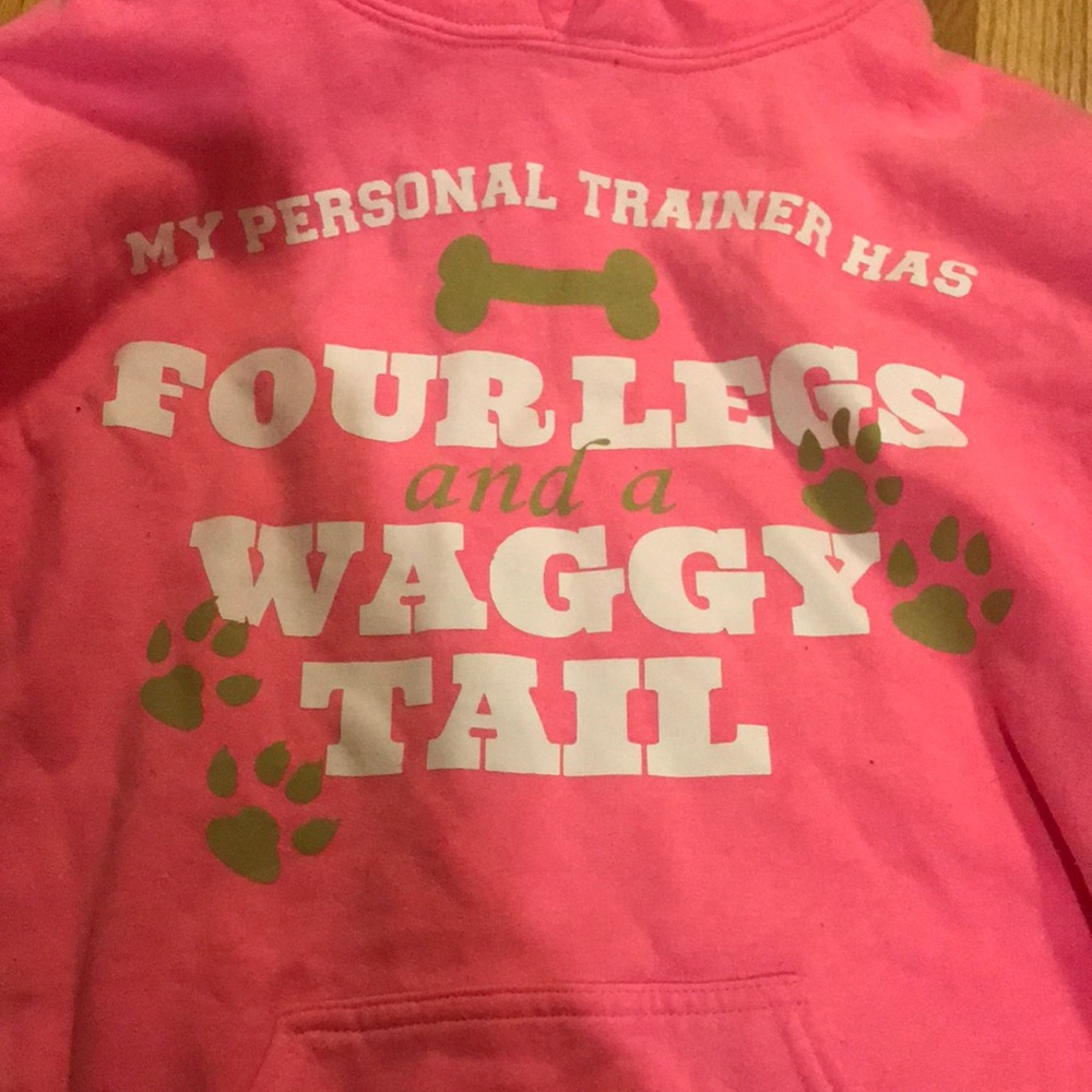 Pink hoodie